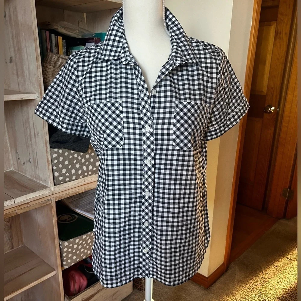 Tommy Hilfiger Gingham Top - Picture 4 of 10